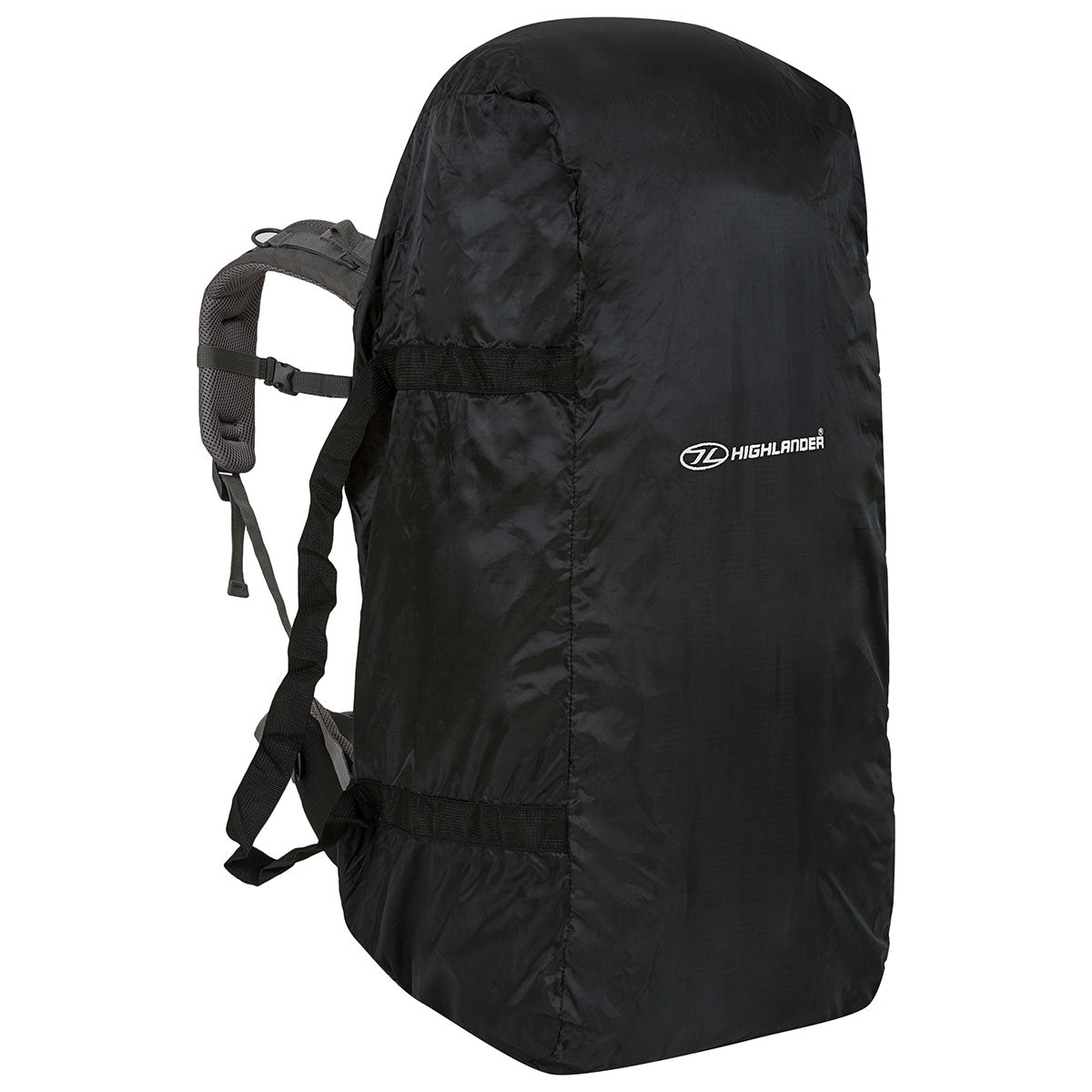 Pokrowiec na plecak Highlander Outdoor Combo Rain Cover 80-100 l - Black
