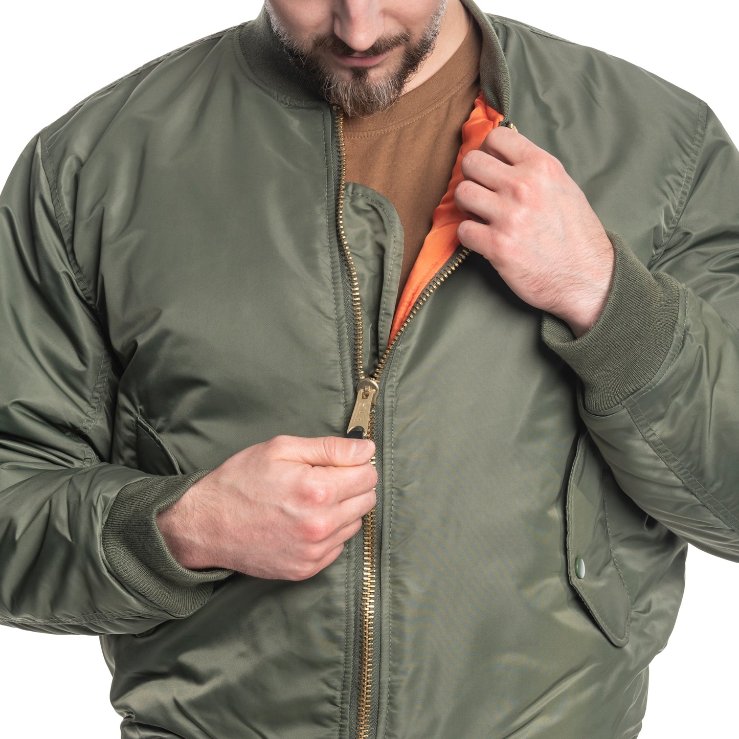 Kurtka MFH MA-1 US Flight Jacket - Olive