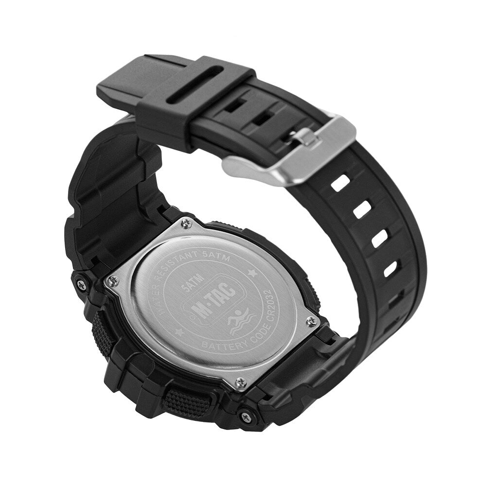 Zegarek taktyczny M-Tac z kompasem 2233 - Black