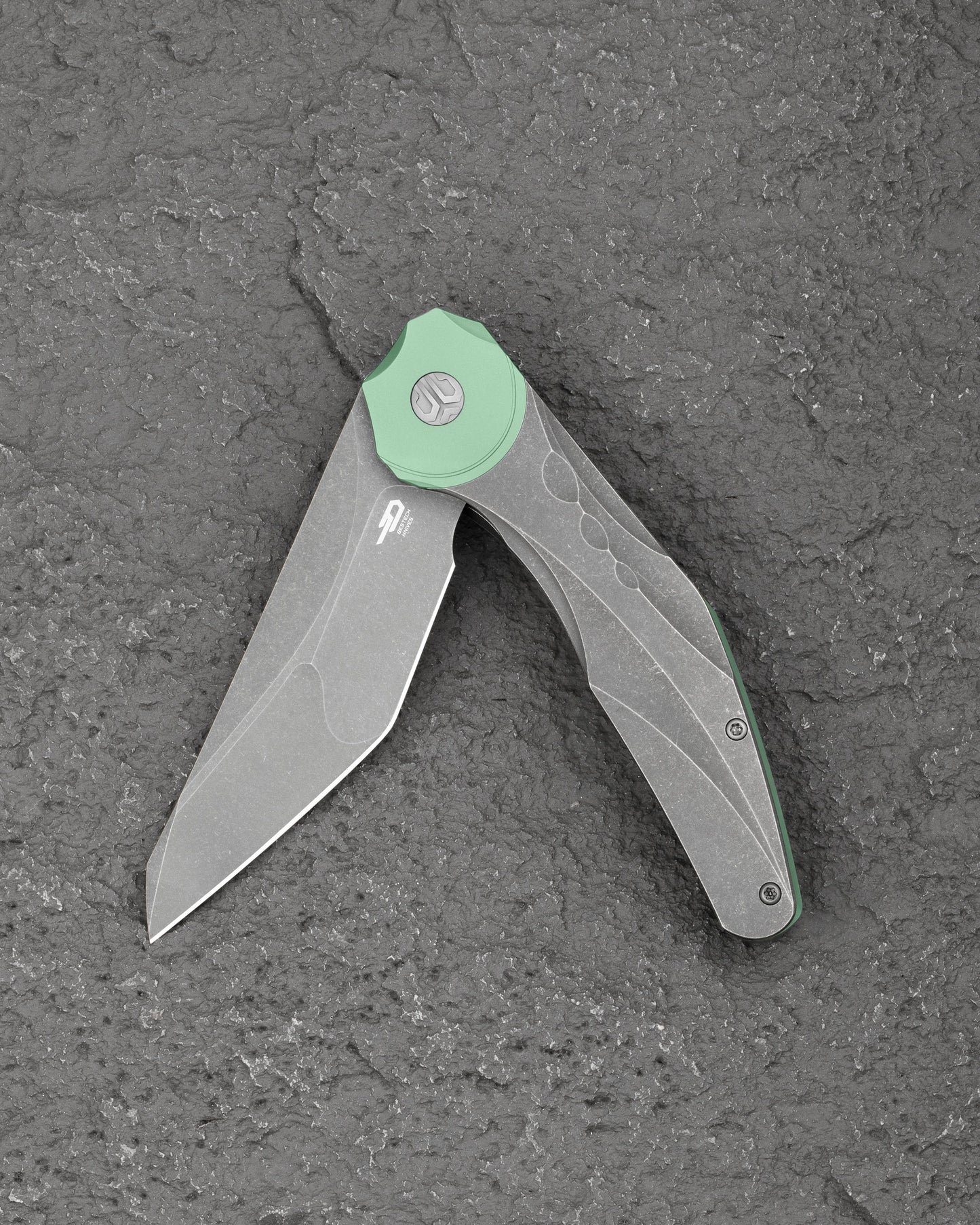 Nóż składany Bestech Knives Excentric - Dark Bead Blast/Stonewash