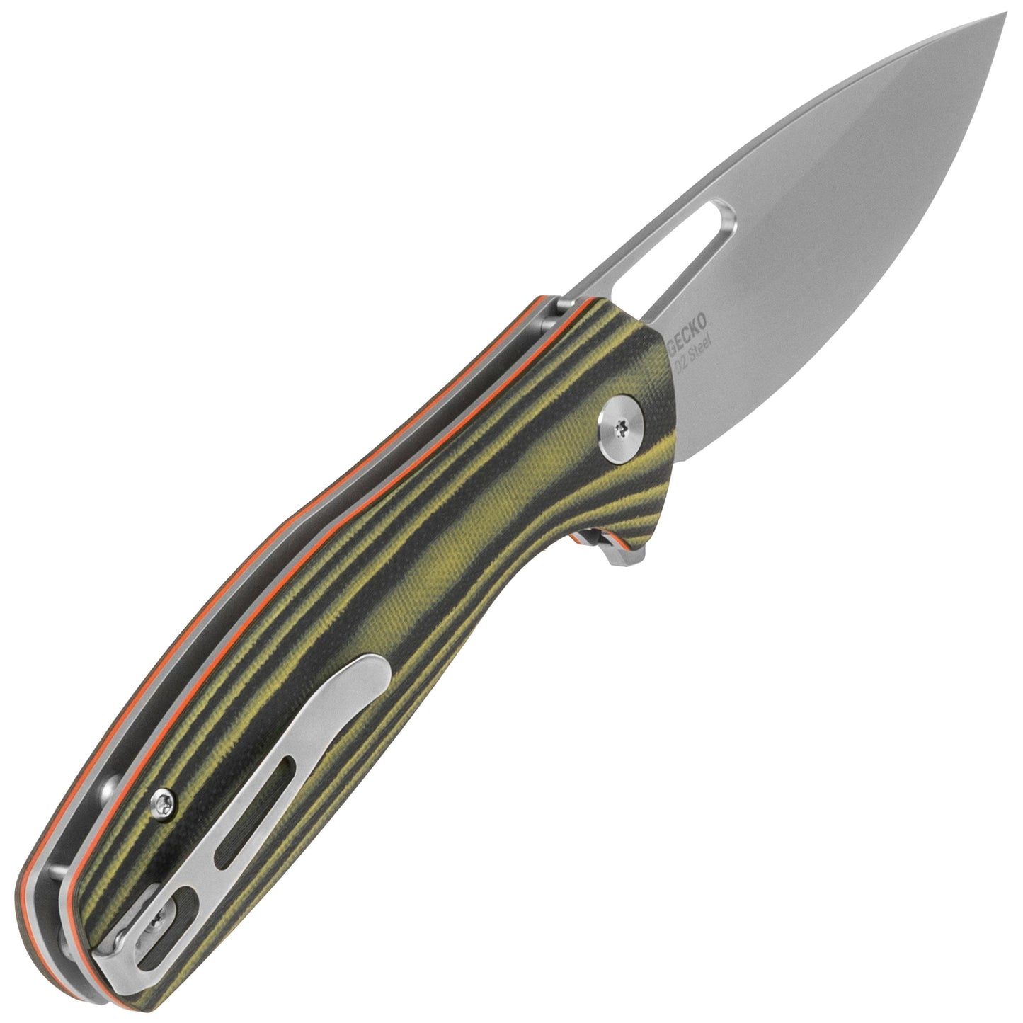Nóż składany Badger Outdoor D2 Gecko