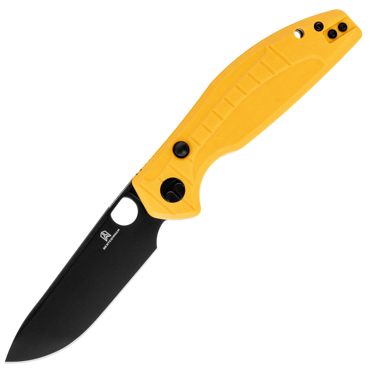 Nóż składany Bestechman Angry Owl - Black/Yellow