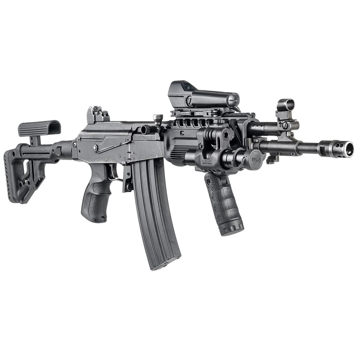 Łoże z szynami RIS FAB Defense PRG do karabinków Galil - Black