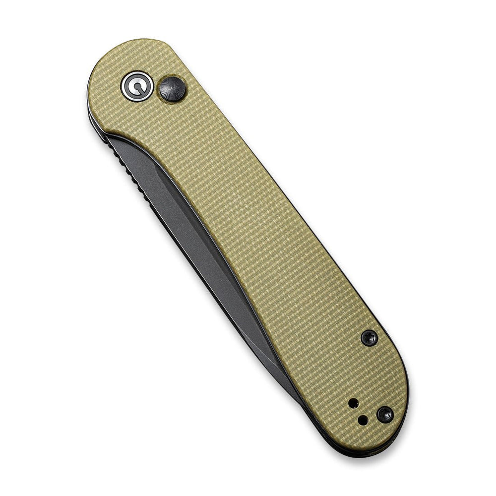 Nóż składany Civivi Elementum Button Lock Micarta - Olive