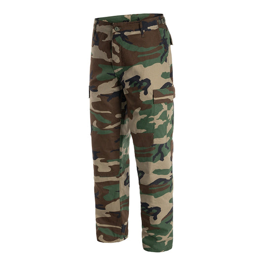 Spodnie wojskowe Mil-Tec Teesar Rip-Stop BDU - Woodland