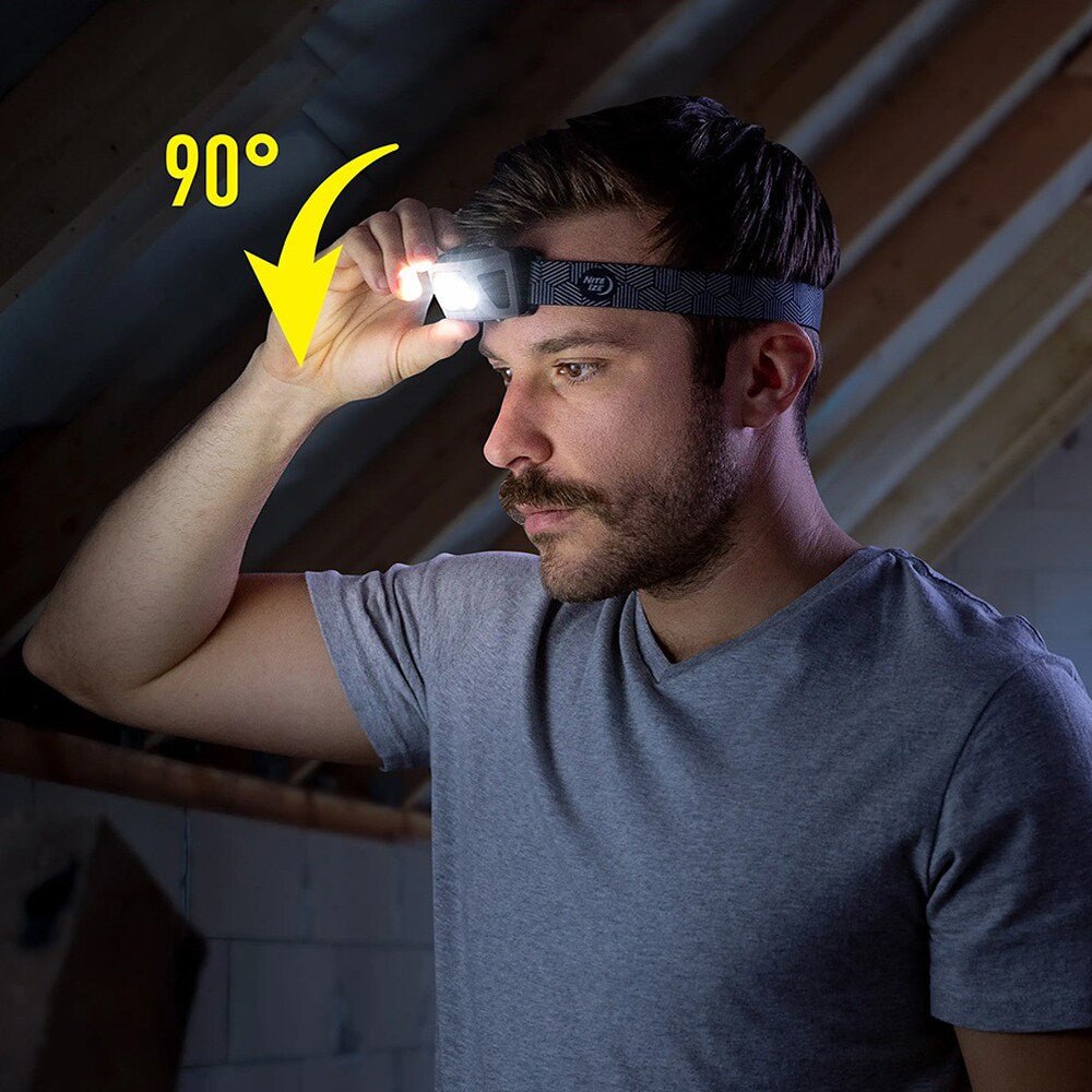 Latarka czołowa Nite Ize Radiant RH1 Grey/Black - 600 lumenów