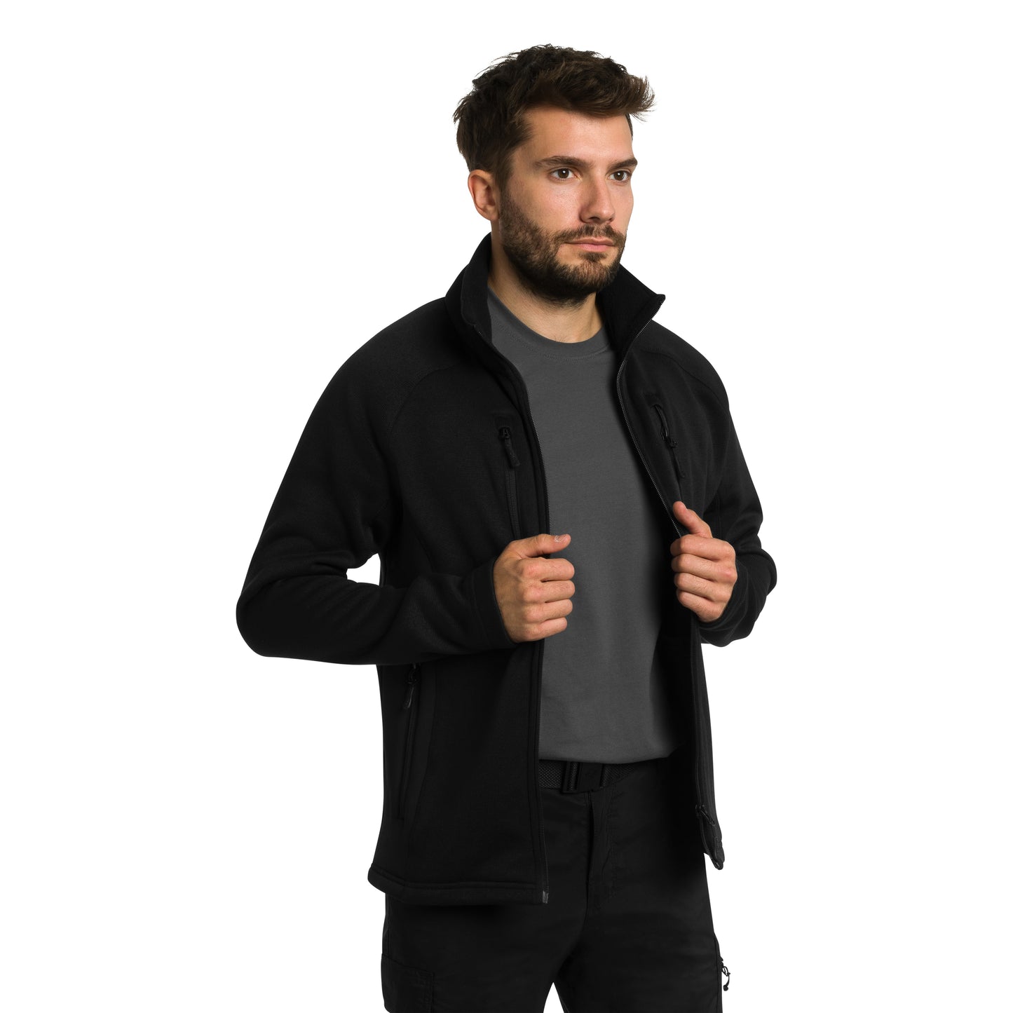 Polar Mil-Tec Outdoor Structure Fleece - Black