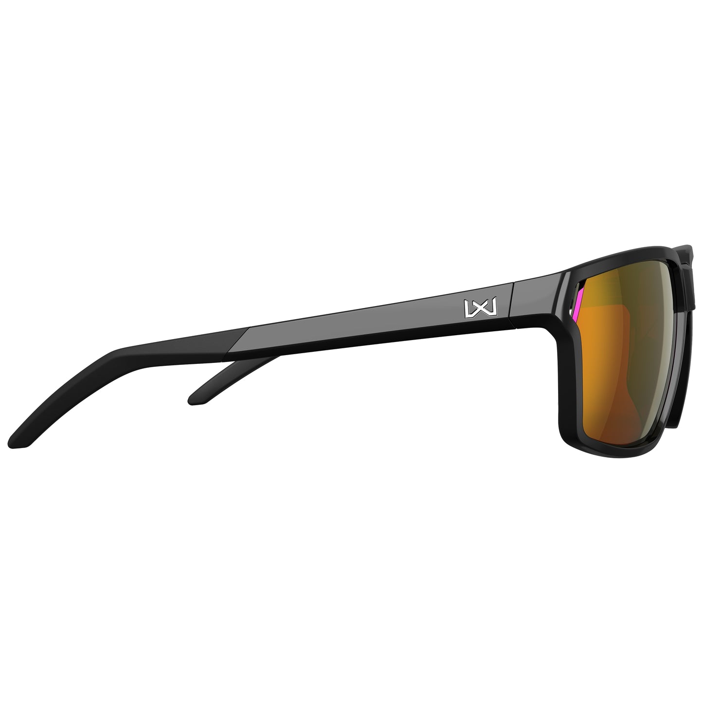 Okulary taktyczne Wiley X Sierra - Captivate Red Mirror/Gloss Black