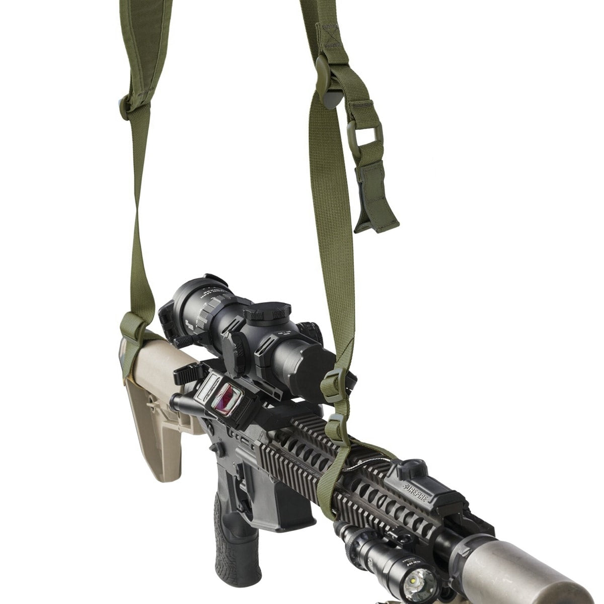 Zawieszenie taktyczne do broni Helikon Mirage - Olive Green
