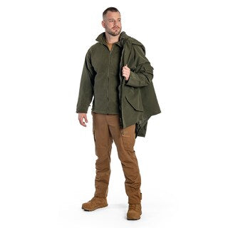 Kurtka Mil-Tec ECWCS Wet Weather z podpinką - Olive