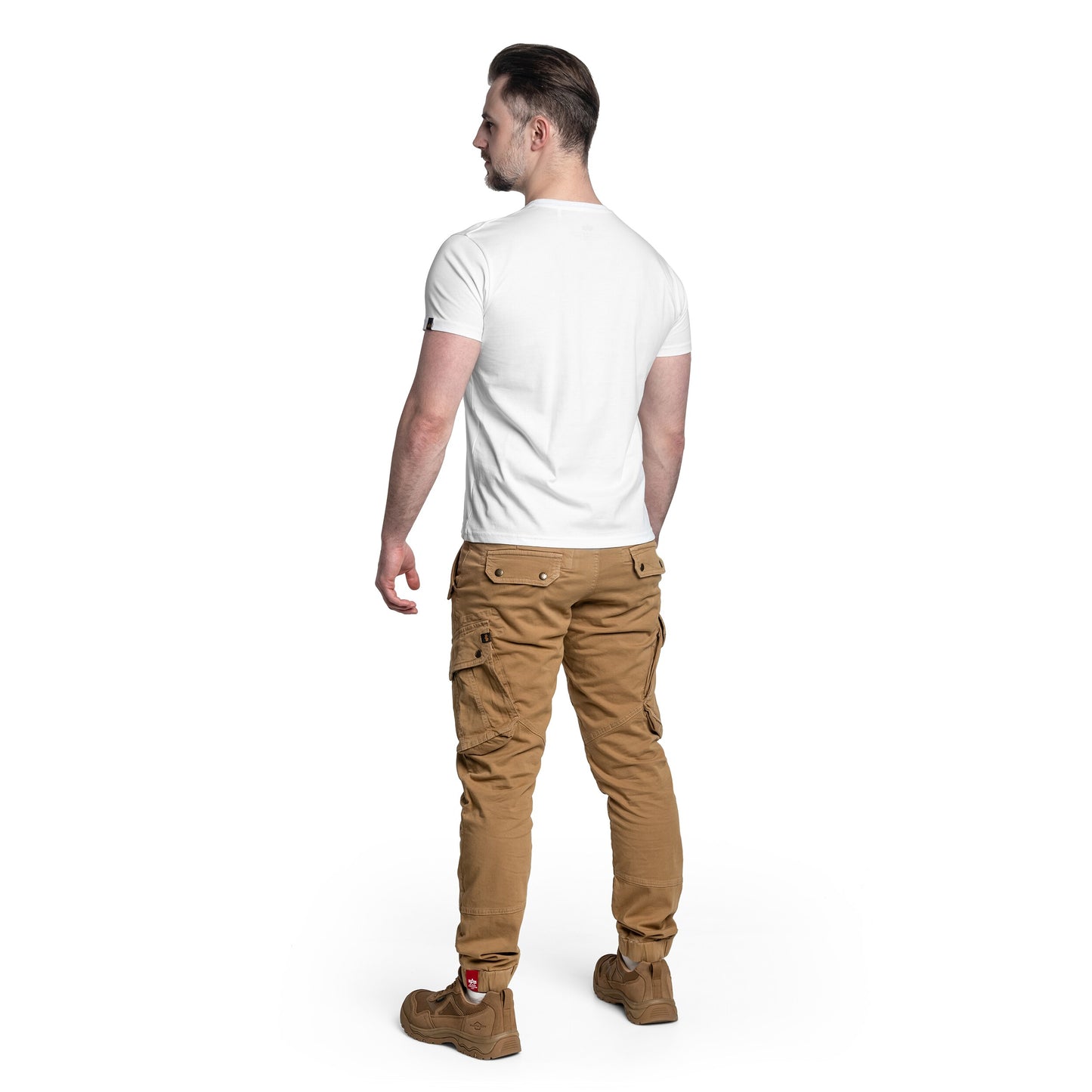 Koszulka T-shirt Alpha Industries College Camo - White