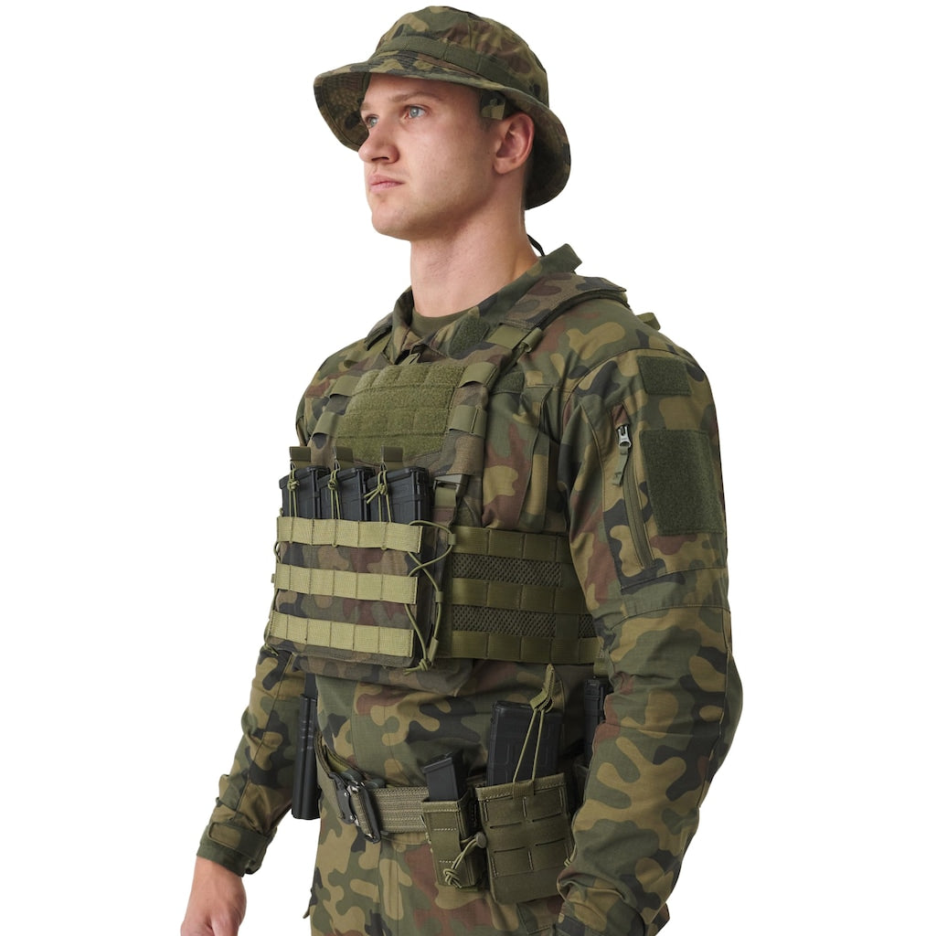 Modułowa kamizelka taktyczna Helikon Guardian Military Set wz.93 Pantera PL Woodland - na płyty L