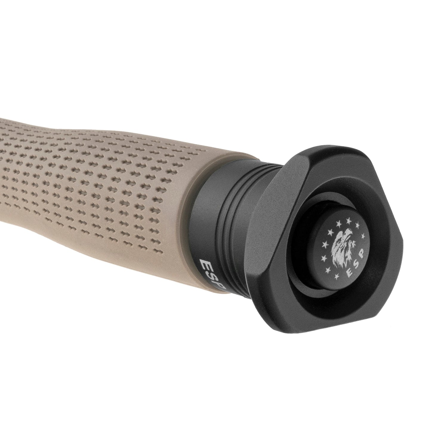 Pałka teleskopowa ESP Easy Lock Button Triangle End Ergonomic hartowana 20" - Desert
