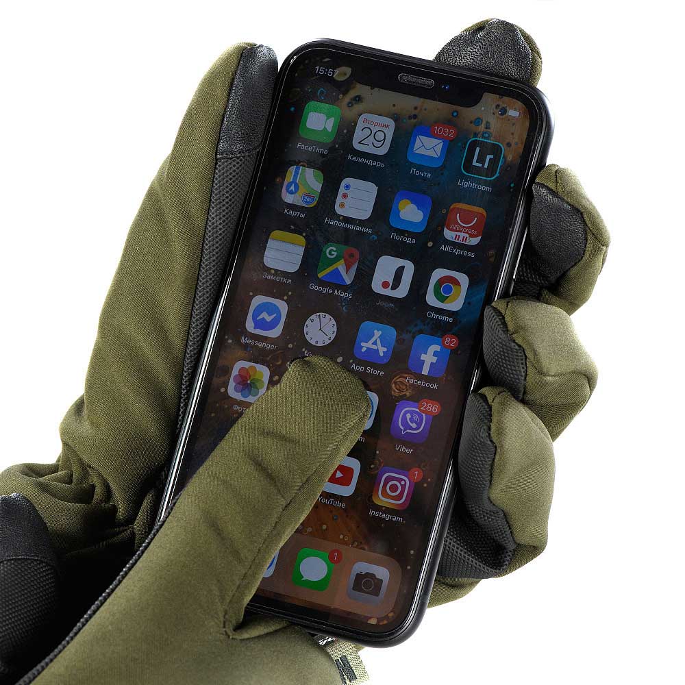 Rękawice M-Tac Winter Softshell Thinsulate - Olive