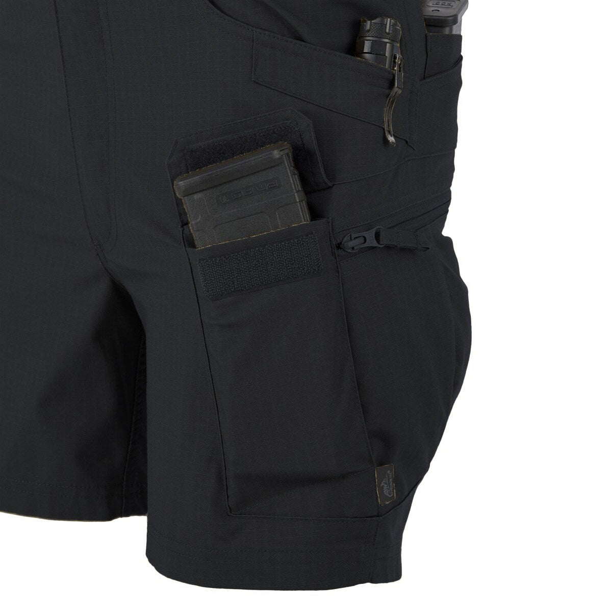Szorty Helikon PoliCotton Rip-Stop UTS 6" - Black