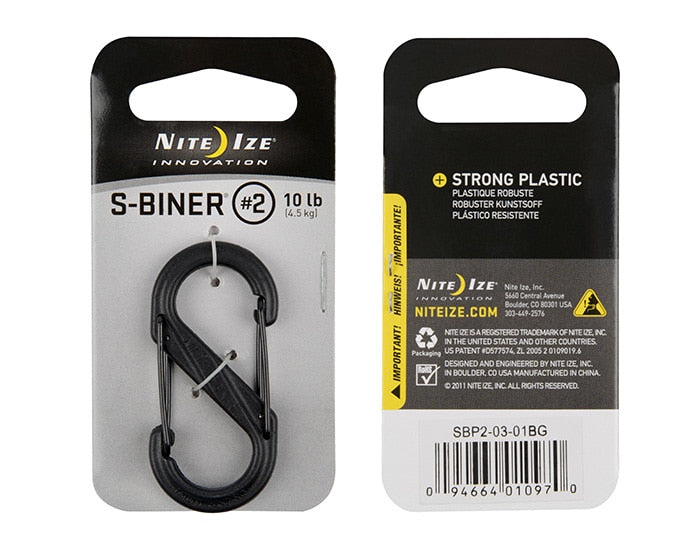 Karabińczyk Nite Ize S-Biner 2 Black Polimer
