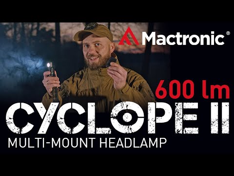 Latarka czołowa i kątowa Mactronic Cyclope II - 600 lumenów