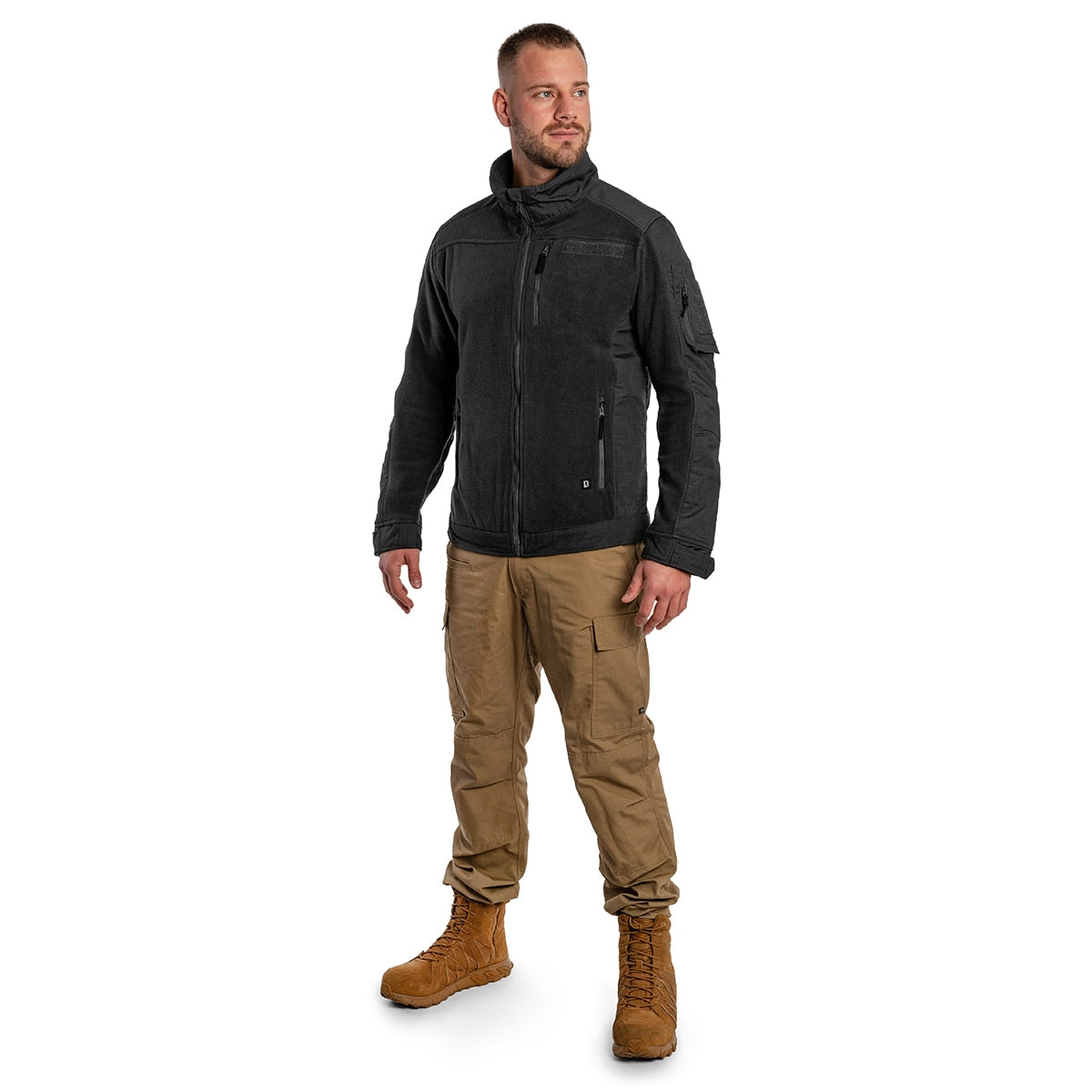 Polar Brandit Fleecejacket Ripstop - Black