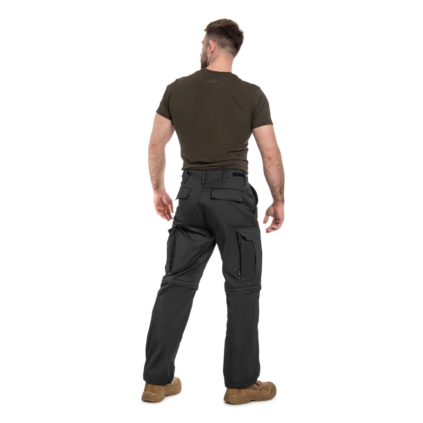 Spodnie trekkingowe 2w1 Mil-Tec BDU Zip-Off - Black