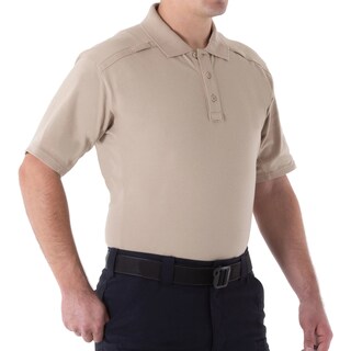 Koszulka polo First Tactical Cotton - Khaki