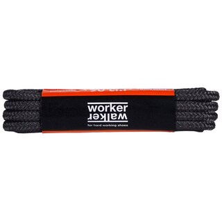 Sznurowadła Worker Walker okrągłe 150 cm - Czarne