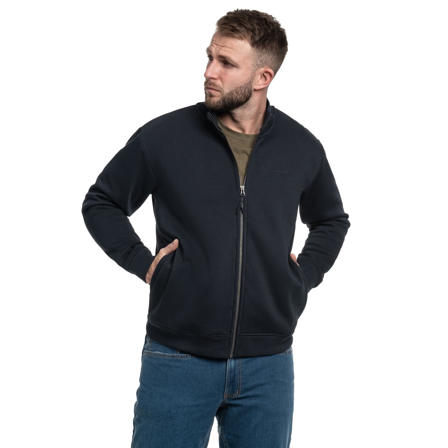 Bluza Pentagon Highneck Sweater - Midnight Blue