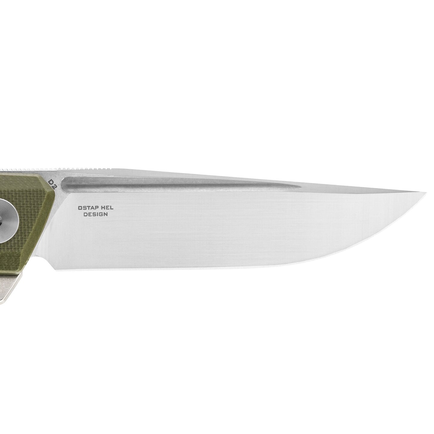 Nóż składany Bestechman Dundee Stonewash - Olive