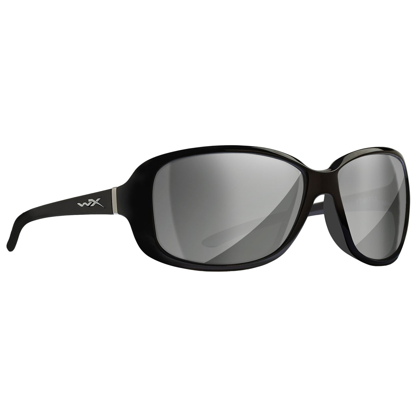 Okulary damskie Wiley X Affinity - Silver Flash/Gloss Black