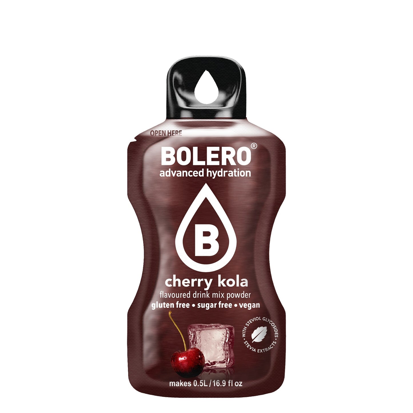 Napój w proszku Bolero Cherry Cola ze stewią 3 g - 12 szt.