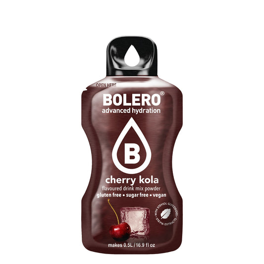 Napój w proszku Bolero Cherry Cola ze stewią 3 g - 12 szt.