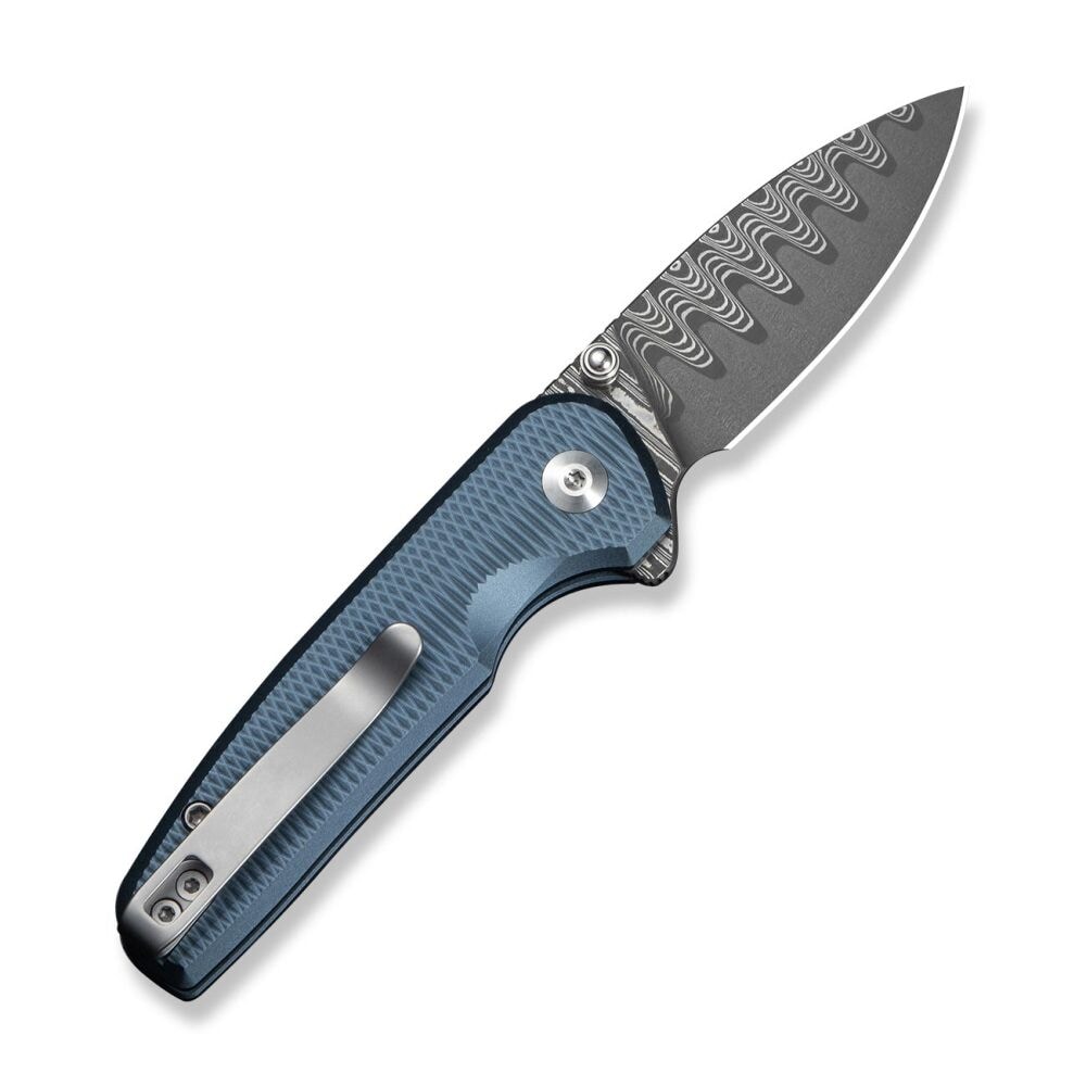 Nóż składany Civivi Mini Shakan Damascus Aluminium - Blue