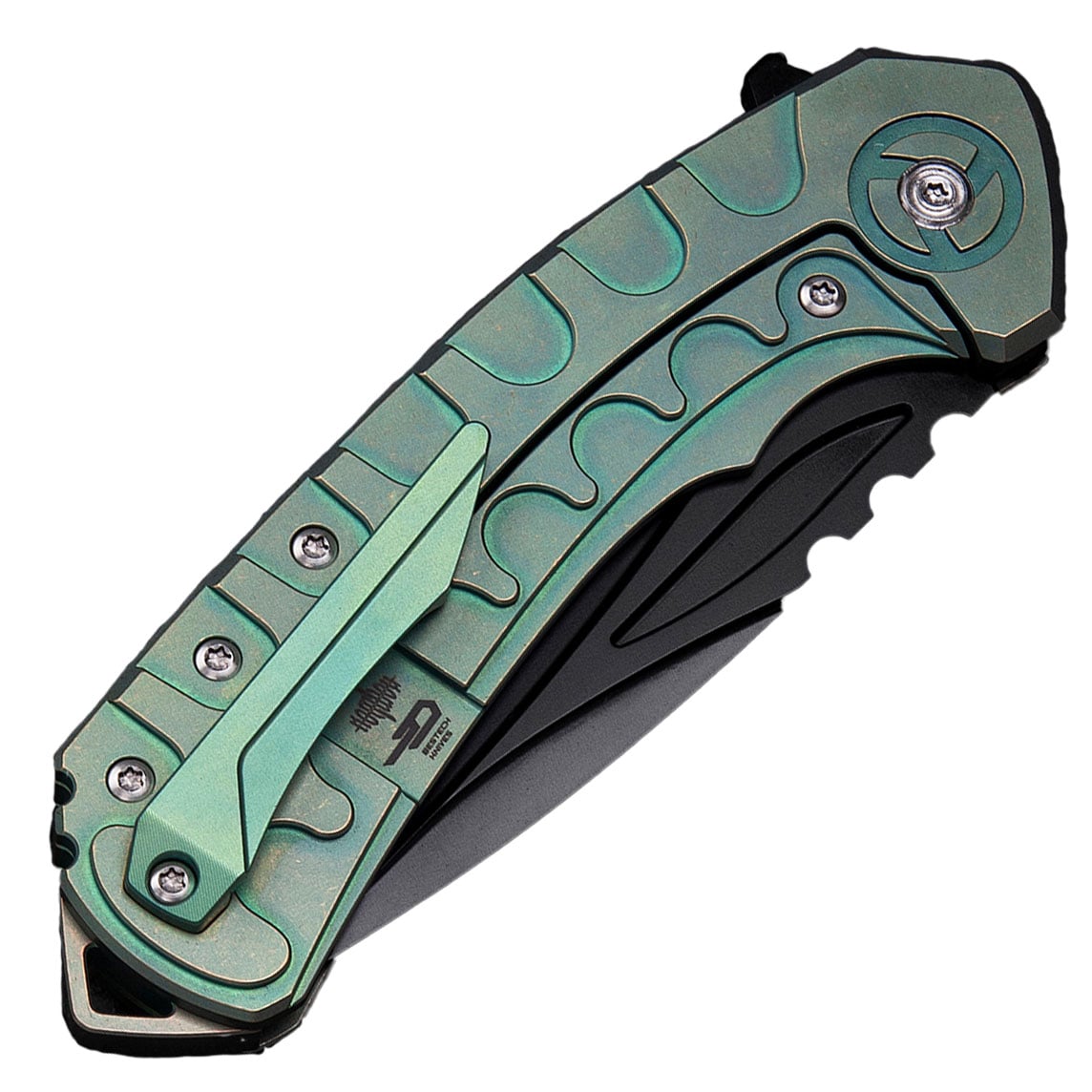 Nóż składany Bestech Knives Buwaya - Green