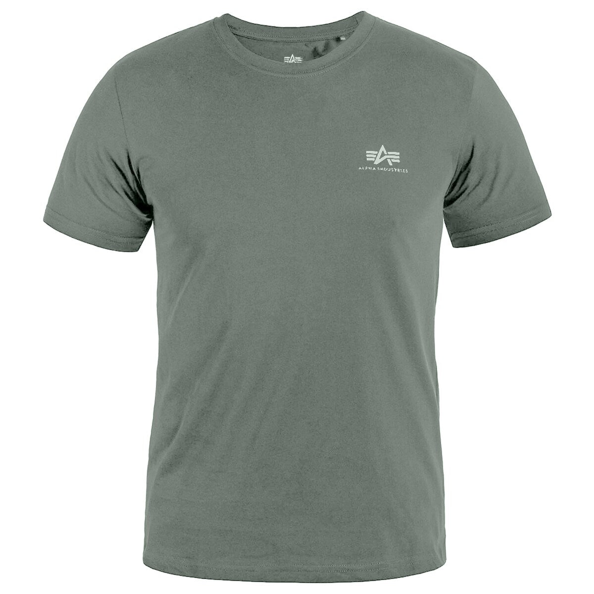 Koszulka T-shirt Alpha Industries Basic Small Logo - Vintage Green