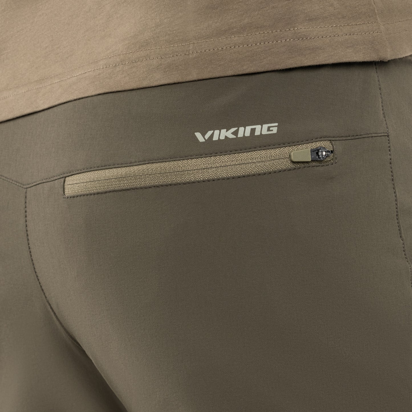 Spodnie trekkingowe 2w1 Viking Rocklyn - Khaki