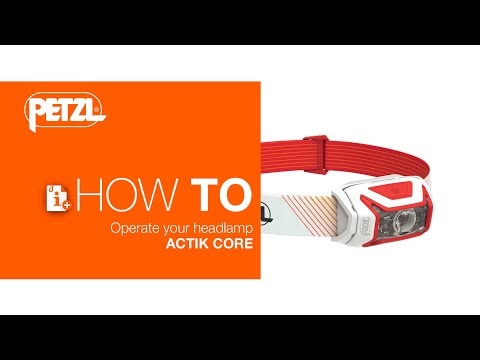 Latarka czołowa Petzl Actik Core 2022 Red - 600 lumenów