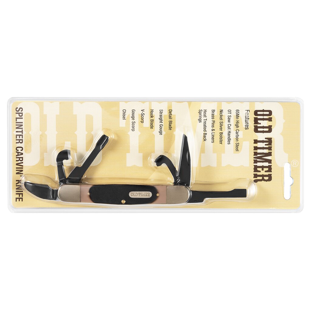 Scyzoryk do drewna Schrade Classic Old Timer Splinter Carving - 111 mm