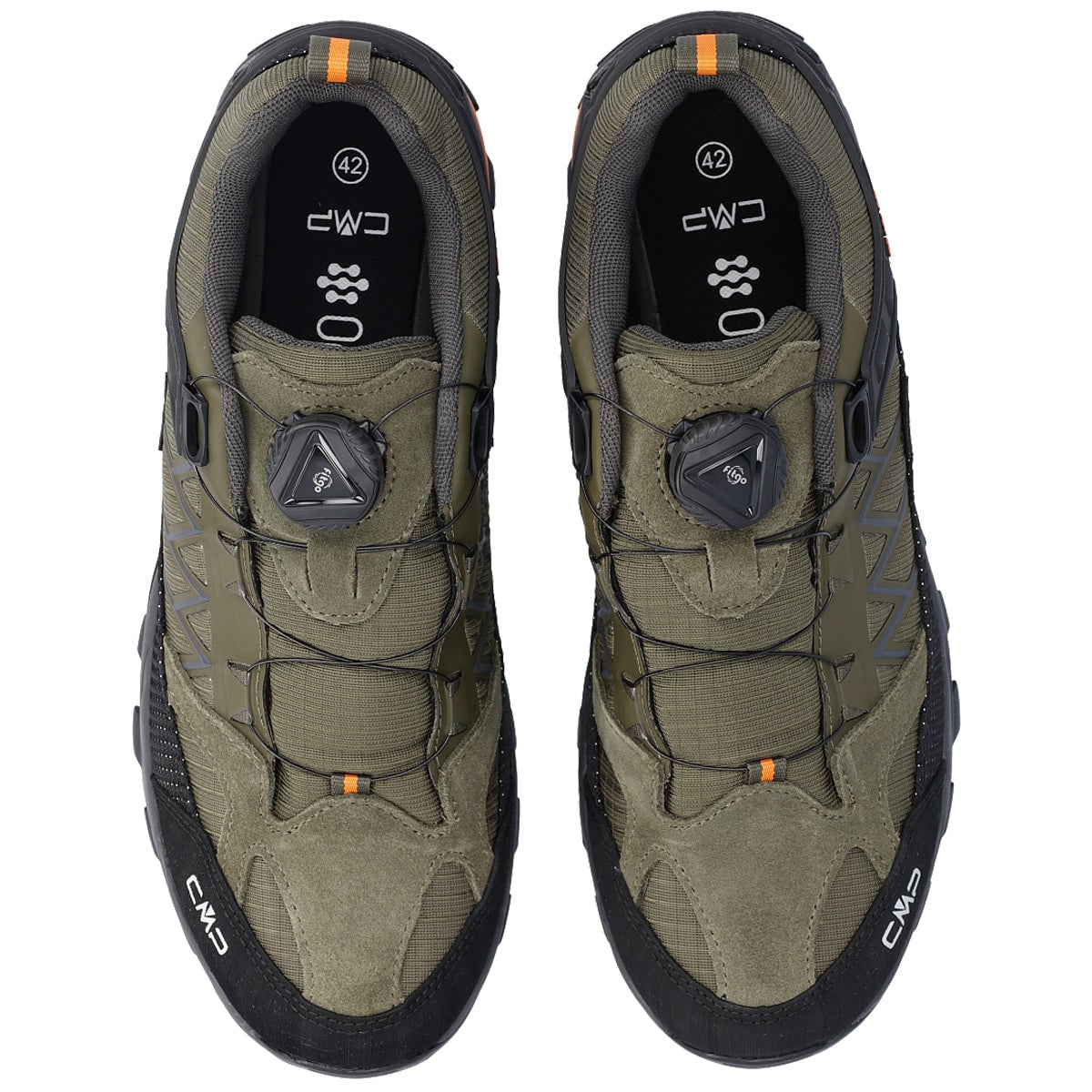Buty trekkingowe CMP Rigel Fitgo - Olive/Flame