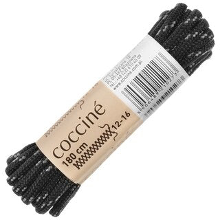 Sznurowadła trekkingowe Coccine 180 cm - Black/Grey