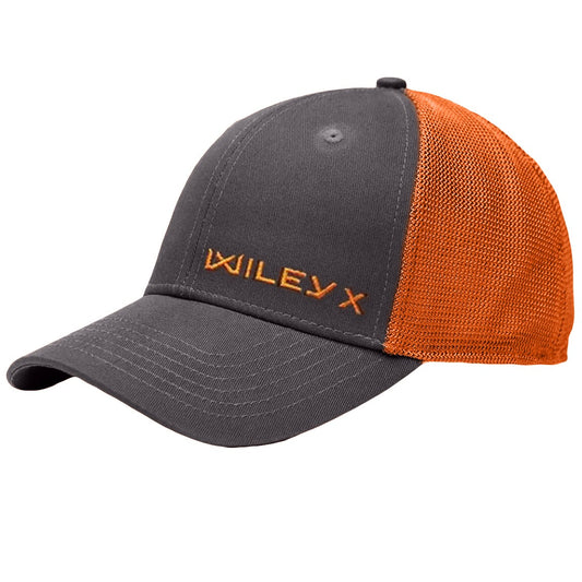 Czapka z daszkiem Wiley X Trucker Cap - Dark Grey/Signal Orange/Signal Orange Wiley X