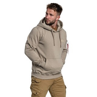 Bluza Alpha Industries Back Print Hoody - Vintage Sand