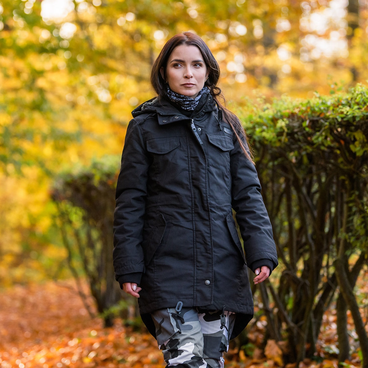 Kurtka damska Brandit Marsh Lake Parka - Black