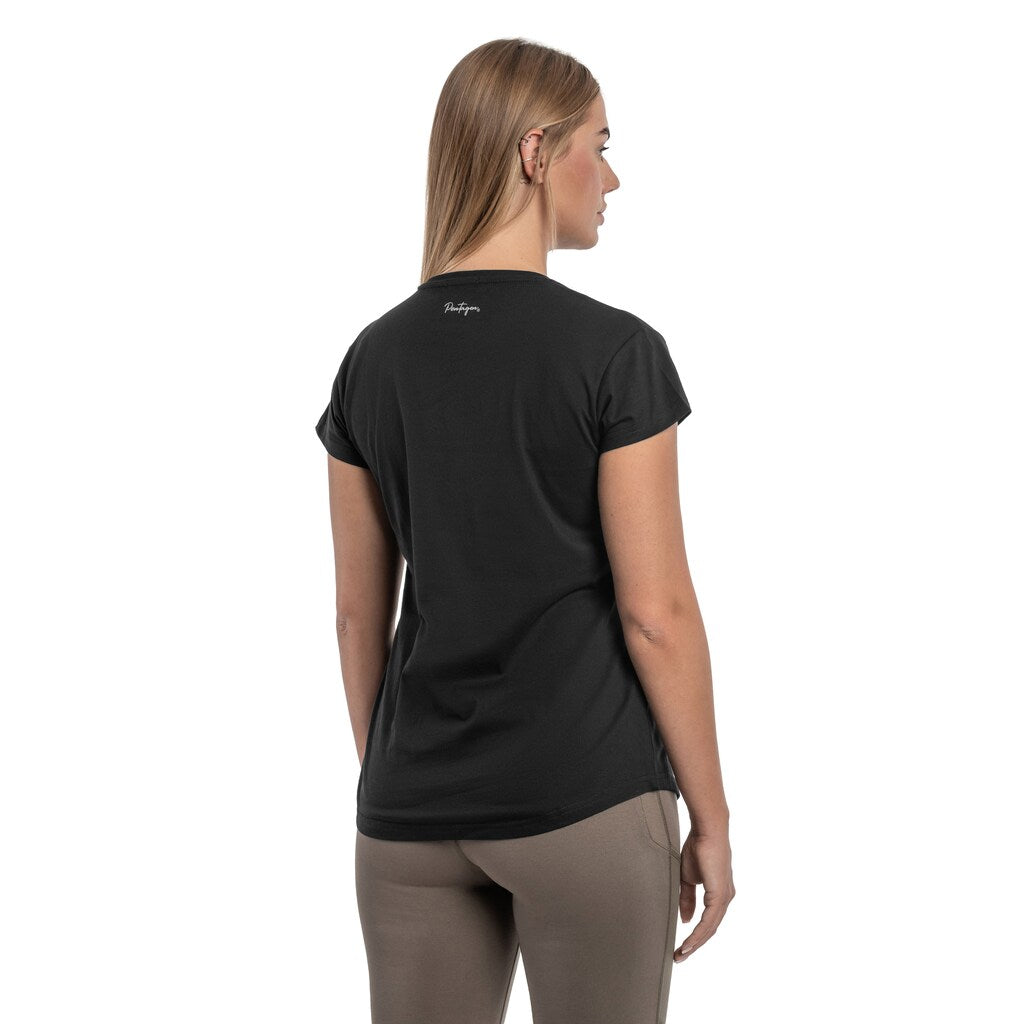 Koszulka T-shirt damska Pentagon Calligraphy - Black