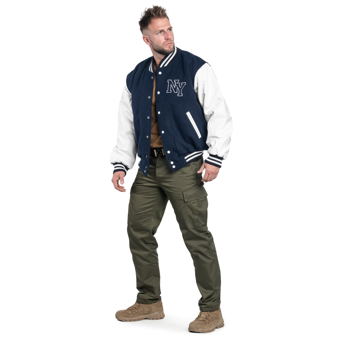 Kurtka Mil-Tec NY Baseball - Navy/White