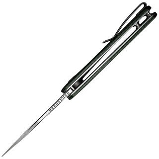 Nóż składany Civivi Regulatron Satin Nitro-V Canvas Micarta - Green