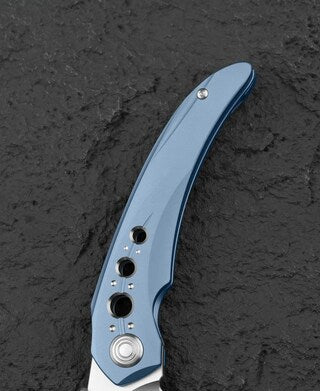 Nóż składany Bestech Knives Razon - Silver Satin/Blue