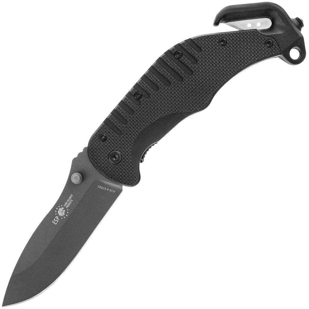 Nóż składany ratowniczy ESP RK-01 Rescue Knife - Black