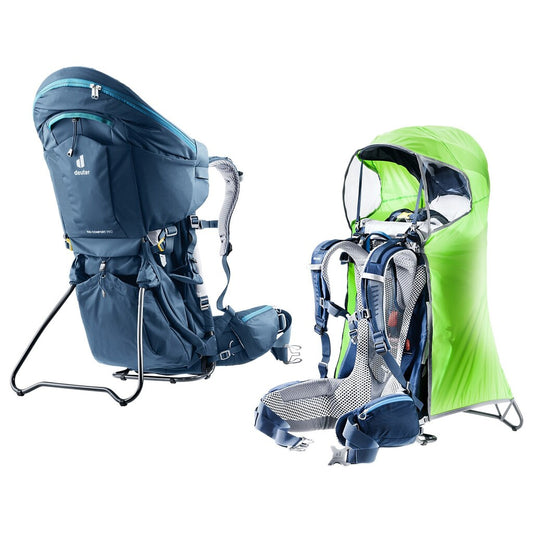 Nosidło Deuter Kid Comfort Pro + pokrowiec przeciwdeszczowy - zestaw