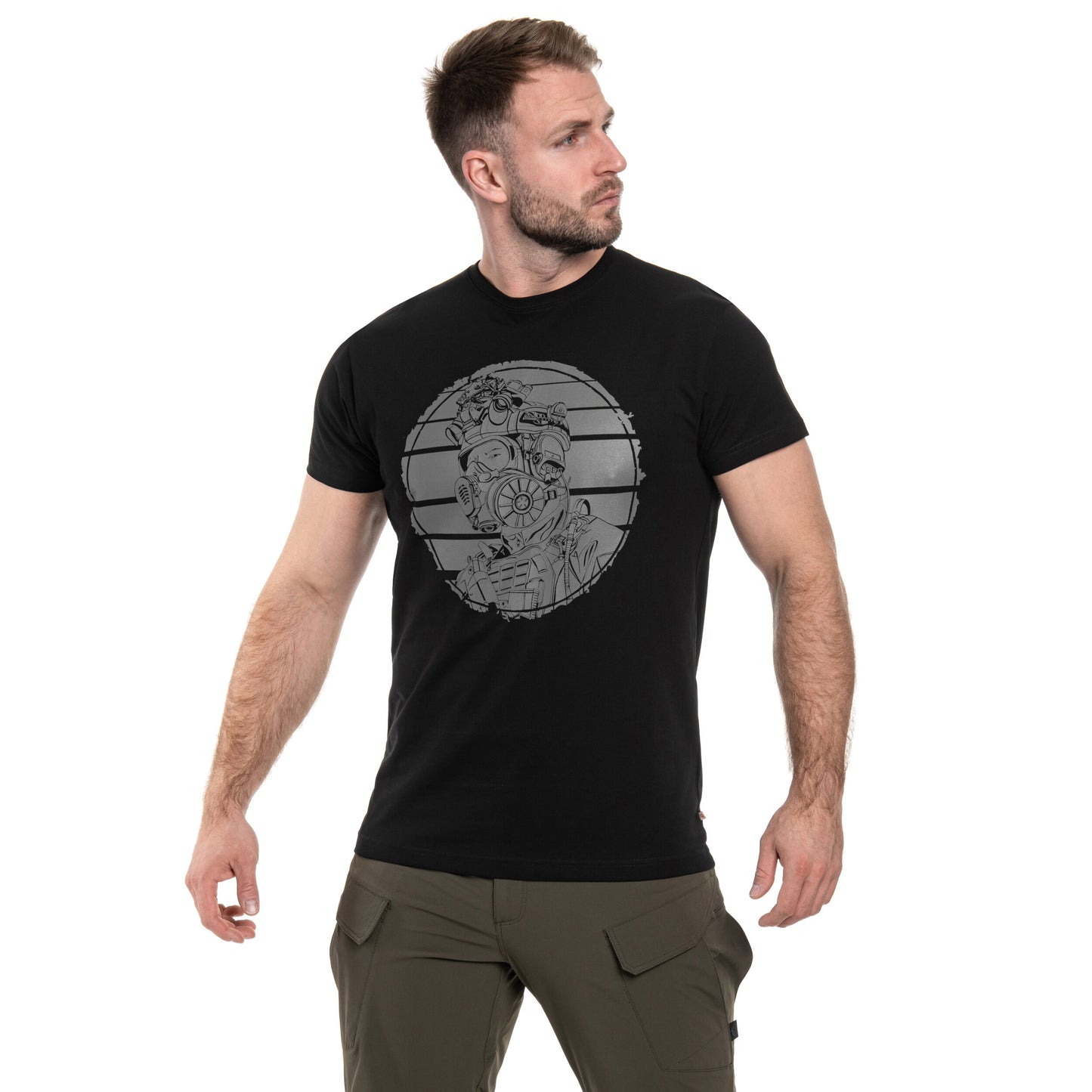 Koszulka T-shirt Maskpol T-SHC-01 - Czarna