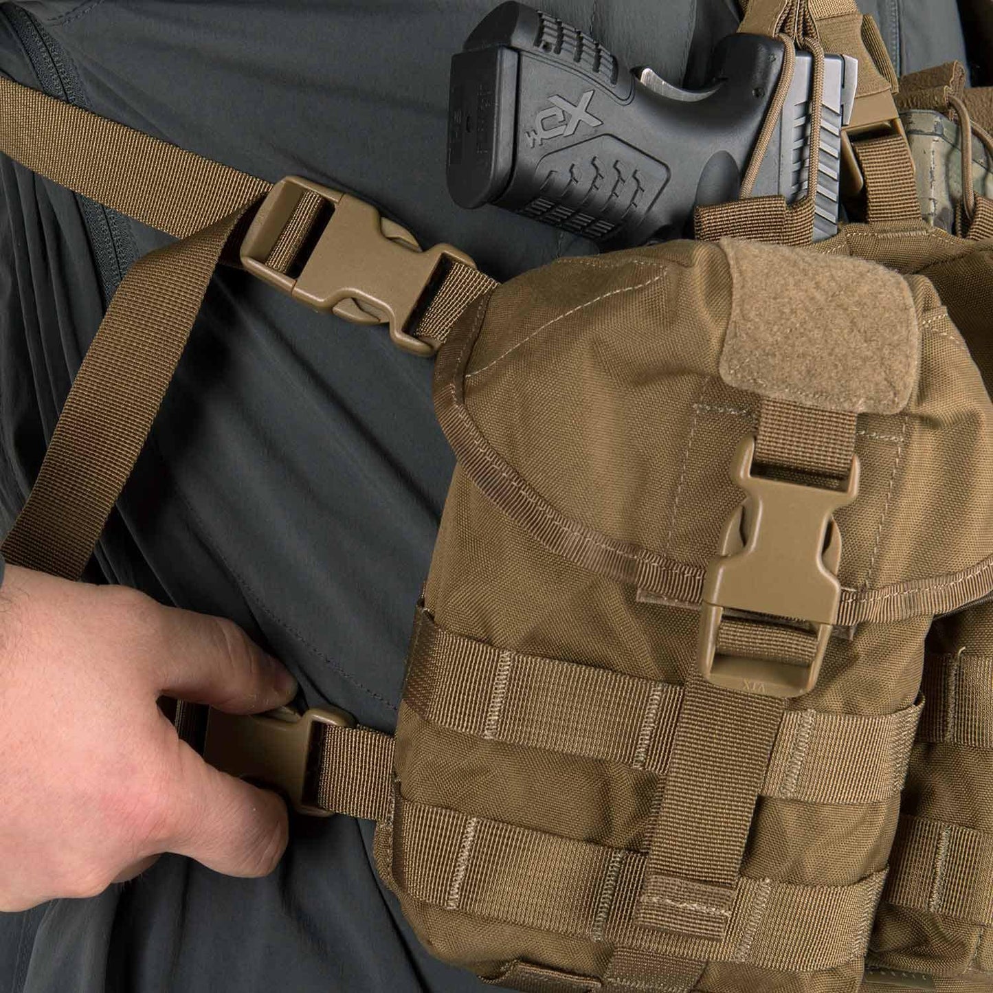 Kamizelka taktyczna Helikon Guardian Chest Rig - Coyote