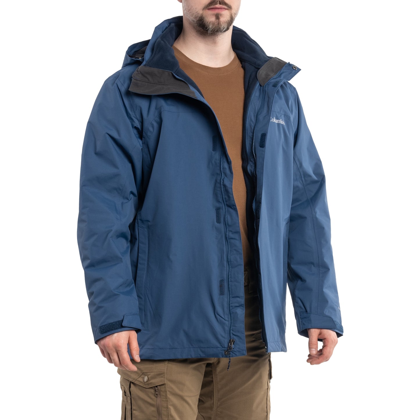 Kurtka Columbia Mission Air Interchange Jacket - Night Tide/Collegiate Navy
